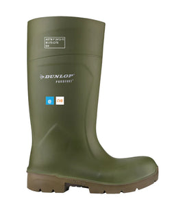 Dunlop Purofort Green Polyurethane Boots | 14.5" - 0
