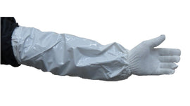 Buy white Reusable Polyurethane Sleeves | 18" | 5.5 Mil | Bag of 10