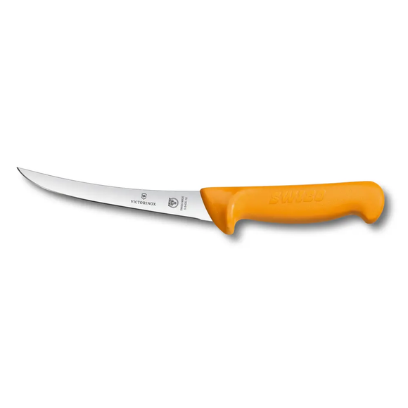 Swibo, Couteau à désosser, Tranchant normal, 16 cm, Orange (6 po) 5.8405.16