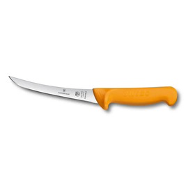 Swibo, Couteau à désosser, Tranchant normal, Flexible, 13 cm, Orange (5") 5.8406.13