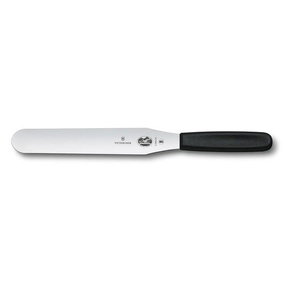 Spatule, droite 20 cm, manche polypropylène noir 5.2603.20B