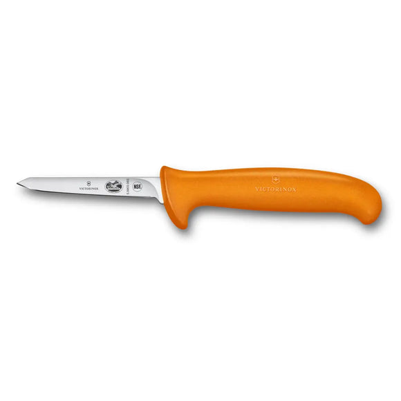 Couteau à volaille, 3 ¼", pointe inclinée, petit manche orange Fibrox 5.5909.08S