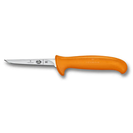 Couteau à volaille, 3 ¾", droit, désosser, petit manche Fibrox orange 5.5909.09S