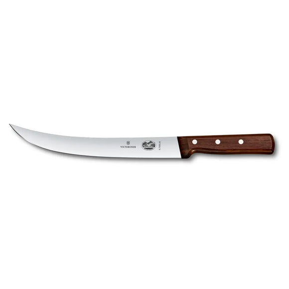 Couteau à désosser, lame courbe 25 cm, manche bois 5.7200.25-X1