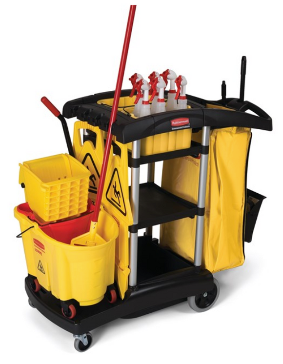Rubbermaid® High Capacity Janitor Cart | 9T72