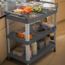 Rubbermaid® Xtra™ Open Sided Service Utility Cart | 4091-3