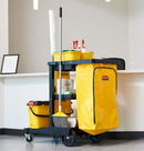 Rubbermaid® Standard Janitor Cart With Vinyl Zippered Bag-3