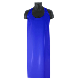 Buy blue Reusable Polyurethane Die-cut Aprons | 35"x50" | 5.5 Mil | Bag of 10 or Case of 50