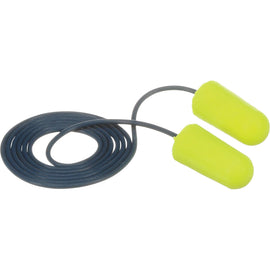 3M™ E-A-Rsoft™ PVC and Foam Yellow Metal Detectable Corded Earplugs