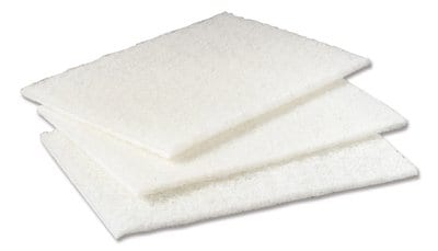 3M™ Scotch-Brite™ White Lightweight Scouring Cleaning Pad #98 | 6" x 9" | Pack of 20