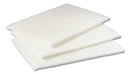 3M™ Scotch-Brite™ White Lightweight Scouring Cleaning Pad #98 | 6" x 9" | Pack of 20-2