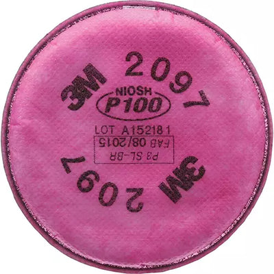 3M™ Particulate Filter 2097, P100 Respirator Prefilter | 2 Pack