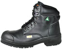 NAT'S Laced Black Work Boots 6"-2