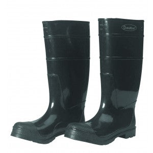 Bottes économiques en PVC noires avec embout de sécurité | 16"