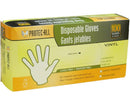 Gants jetables en vinyle légèrement poudrés | 4 mil | 100 par boîte, 1 000 par caisse-2