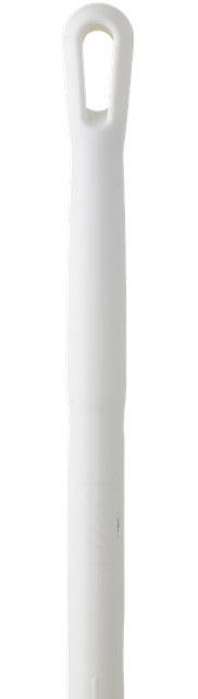 White and Aluminum Handle | 51"