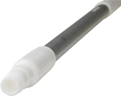 White and Aluminum Handle | 51"