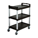 Chariot utilitaire Rubbermaid avec roulettes pivotantes-4