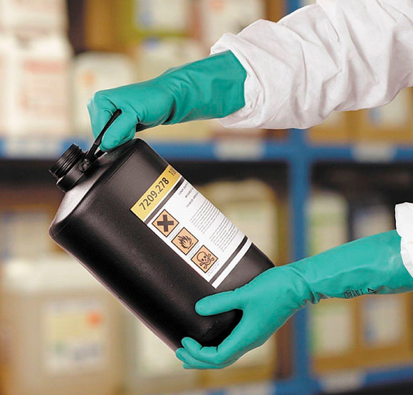 Chemical Resistant AlphaTec® Solvex® Nitrile Gloves Unlined  | 37-145 | 11 mil