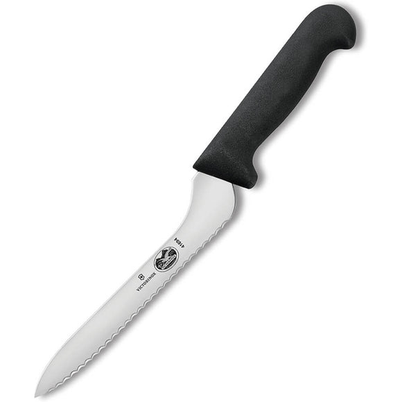Couteau à pain à lame dentelée de 19 cm avec manche Fibrox 7.6058.16