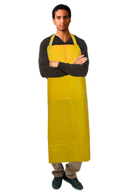 Reusable Polyurethane Adjustable Aprons | 35" x 45" | 5.5 Mil | Bag of 10 or Case of 50