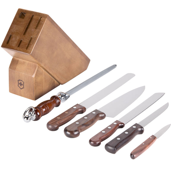 Set de 7 couteaux avec bloc en bois 5.1190.7