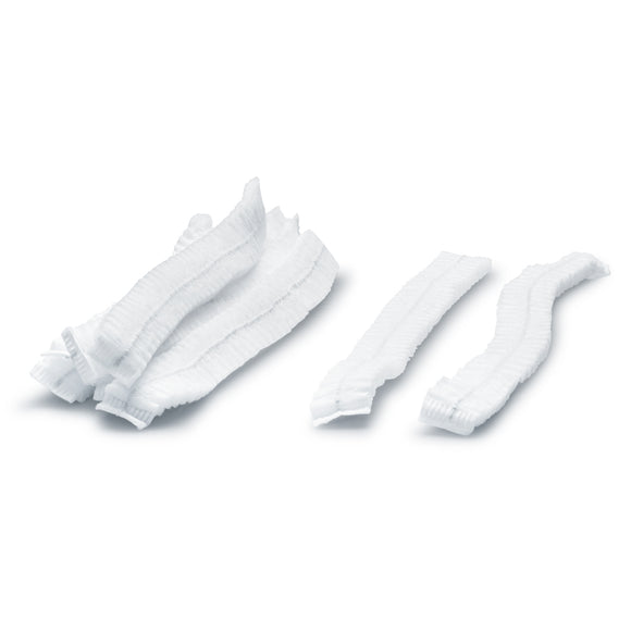Pleated Bouffant Hair Nets – Multiple Sizes, Lightweight, Secure, Food Processing, and Medical Use