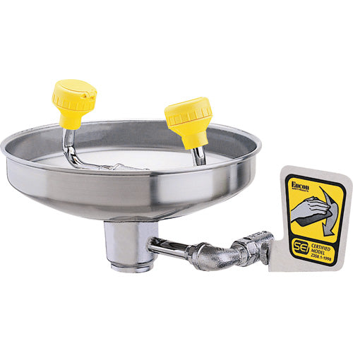 Supply Pipe-Mounted Eyewash w/Acetal Heads Station