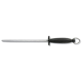 Fusil à aiguiser rond de 23 cm, manche en plastique noir 7.8991.13