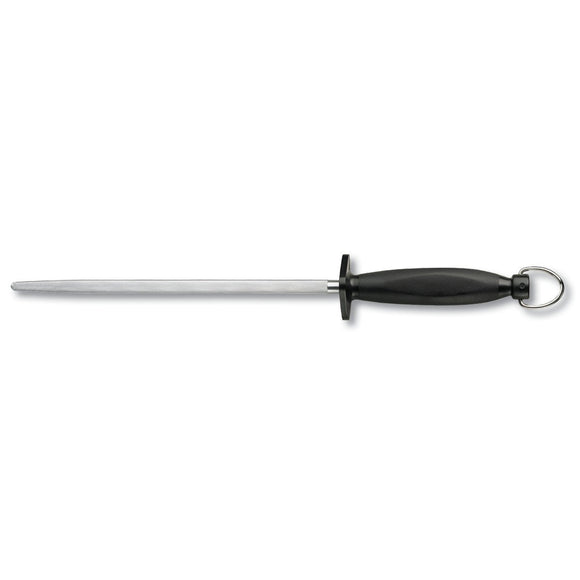 Fusil à aiguiser rond de 23 cm, manche en plastique noir 7.8991.13