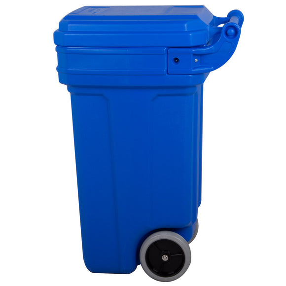 Continental Tilt-N-Wheel™ 50 gal. Garbage Can with Hinged Lid