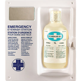 Eyewash Station - Single Station w/Eyewash Solution