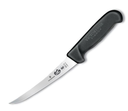 Couteau à désosser semi-rigide courbe 6" avec manche Fibrox 5.6603.15