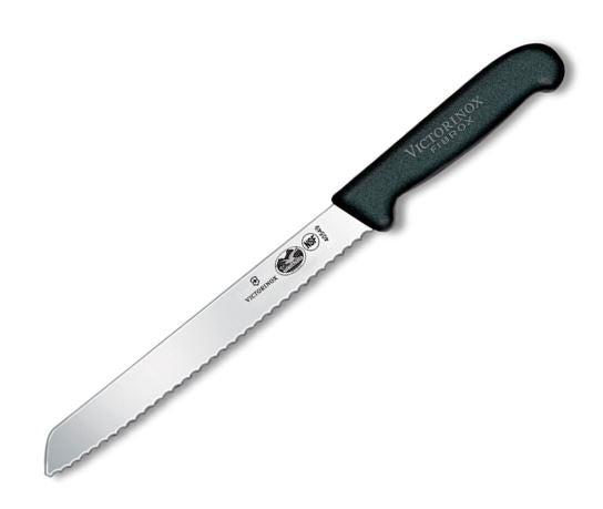 Couteau à pain Fibrox, lame ondulée 20 cm 5.2533.21