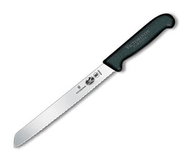 Couteau à pain Fibrox, lame ondulée 20 cm 5.2533.21