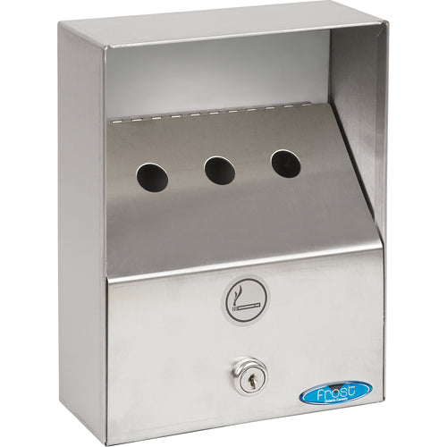 Wall-Mount Ashtray | Stainless Steel Heavy Duty Outdoor Ash Bin