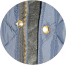 Veste courte de travail en polyester « anti-froid » avec doublure d’isolation thermique, fermeture à glissière et fermeture par boutons-pression-3